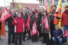 Ein Teil der SPD-Mitglieder bei der Mahnwache