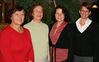 Marianne Bontzol, Hildegard Kolbeck, Ruth Müller und Kerstin Schanzer setzen sich für die Rechte der Frauen ein.